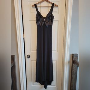 Black sequin dress size 1/2.